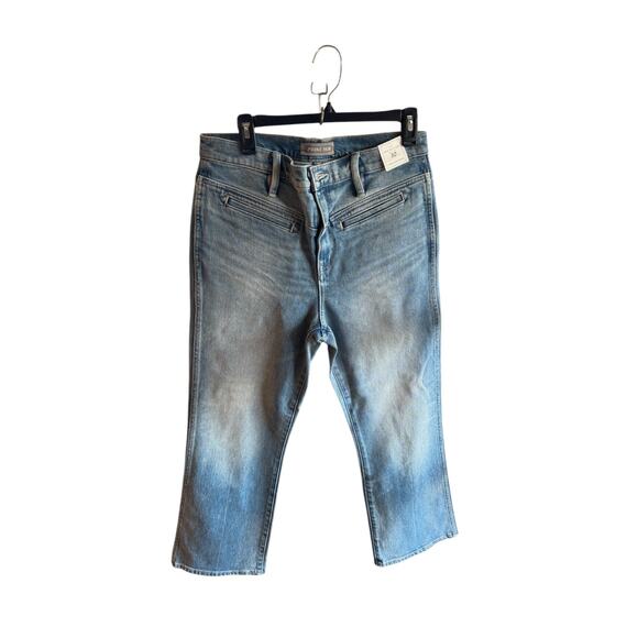 J. CREW POINT SUR NWT Vintage Kickout Crop Jean in Western Sky Wash Size 30 - Picture 2 of 7